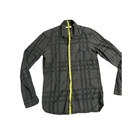 Burberry Button Down Grey  Shirt Size Small - Picture 8 of 10